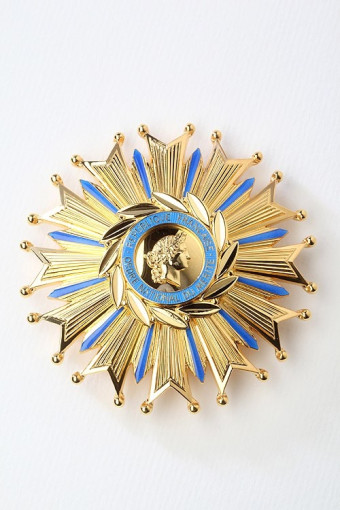 Plaque de Grand Croix de l'Ordre National du Mérite (ONM)